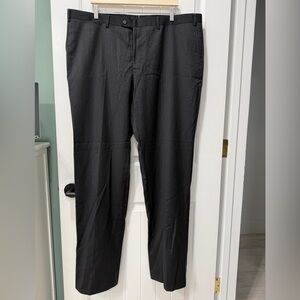 NWOT Nordstrom Signature Men's Black 100% Wool Dress Pants
